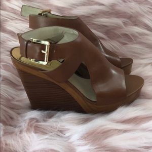 Never worn! Michael Kors wedges! Size 10